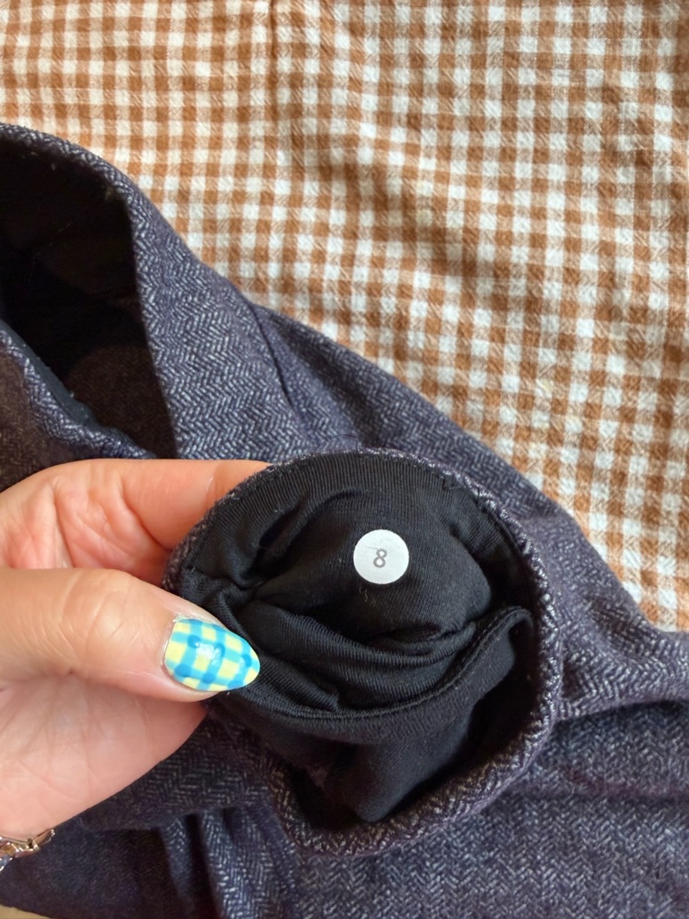 Lululemon Heathered Purple Blue Leggings - Picture 5 of 5